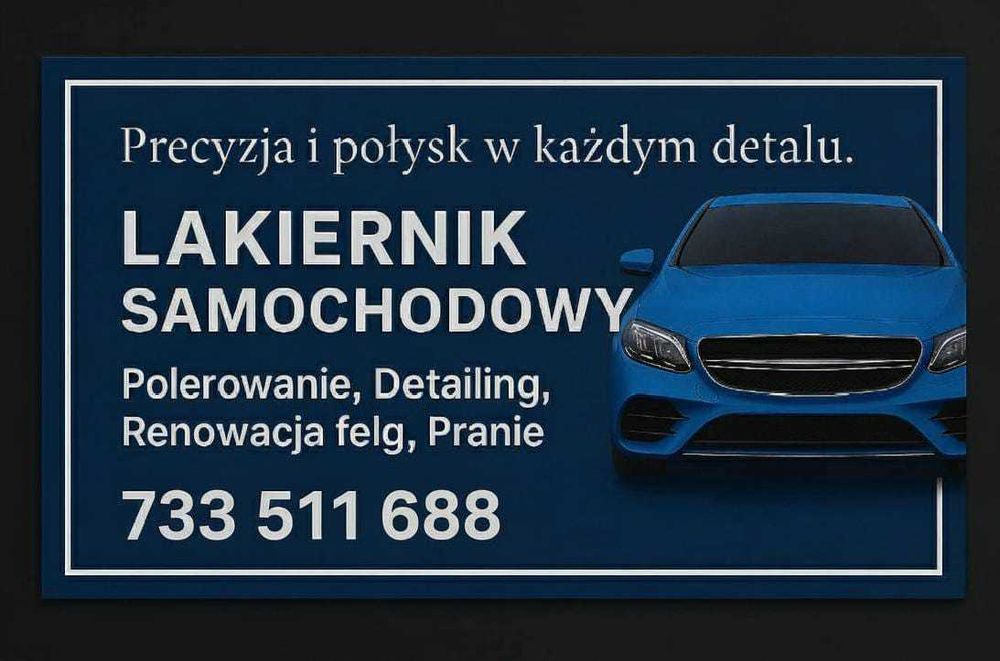 Lakierowanie, Sprzątanie, Polerowanie