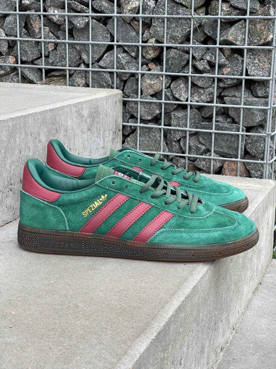 Чоловічі кросівки Adidas Spezial 'Collegiate Green Burgundy' (41-45р.)