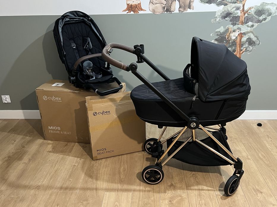 Gondola Cybex MIOS 2.0 Deep Black cena do piątku