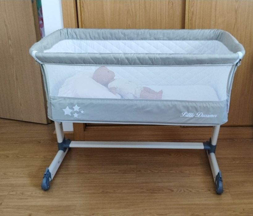 Berço beje (tipo Next to Me)