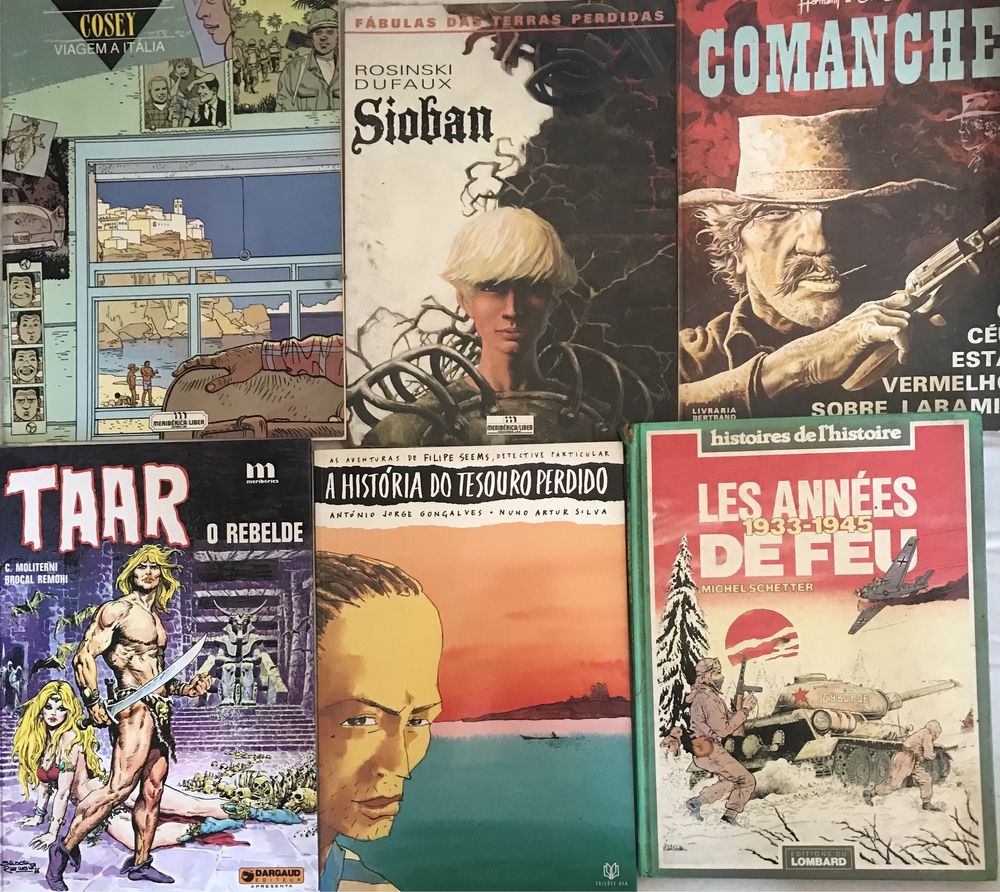 Banda desenhada livros