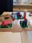 lego 355-1,Legoland Centrum miasta z drogami 1972 rok unikat