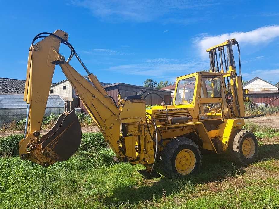 ładowarka widlak terenowy 4x4 Portos/ jcb