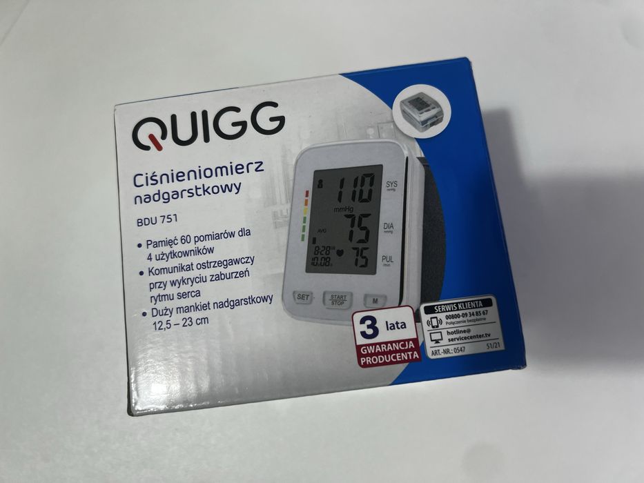 Ciśnieniomierz nadgarstkowy QUIGG