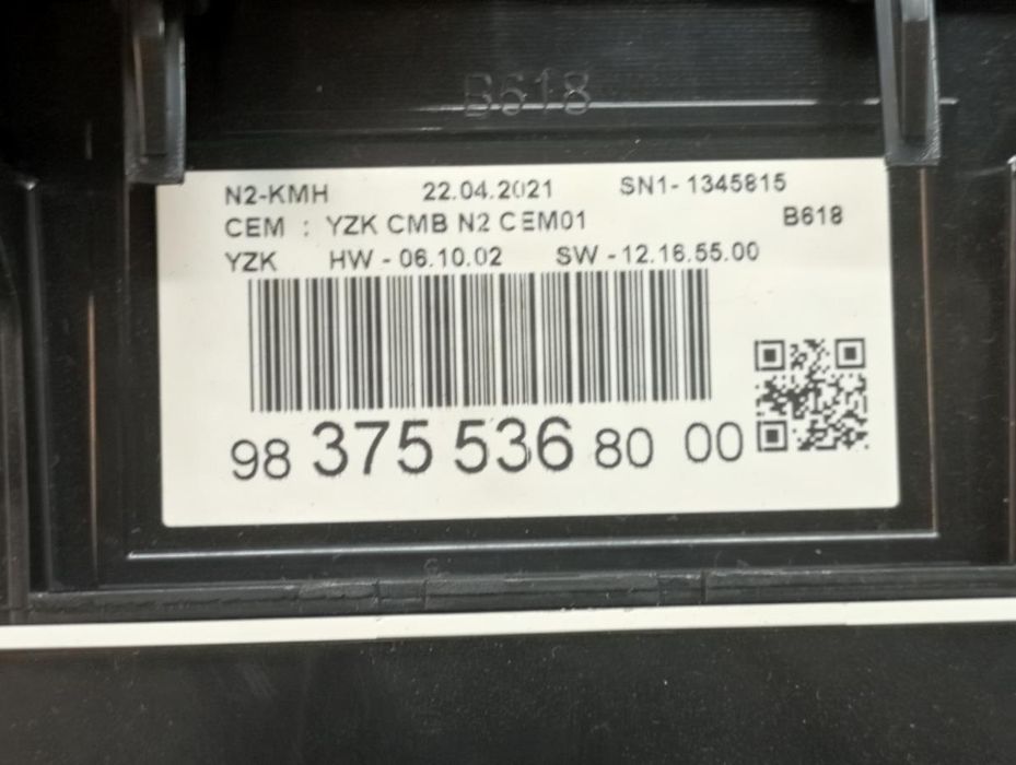 Quadrante / painel de instrumentos CITROËN C3 III (SX)