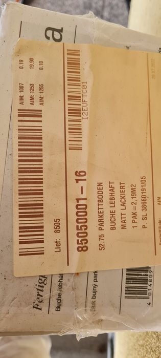 Дерев'яний паркет Venda Бук з матовым лакуванням 1 упаковка