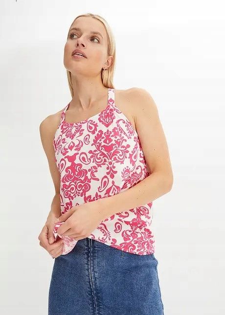 B.P.C top wzorzysty wiskozowy r.48