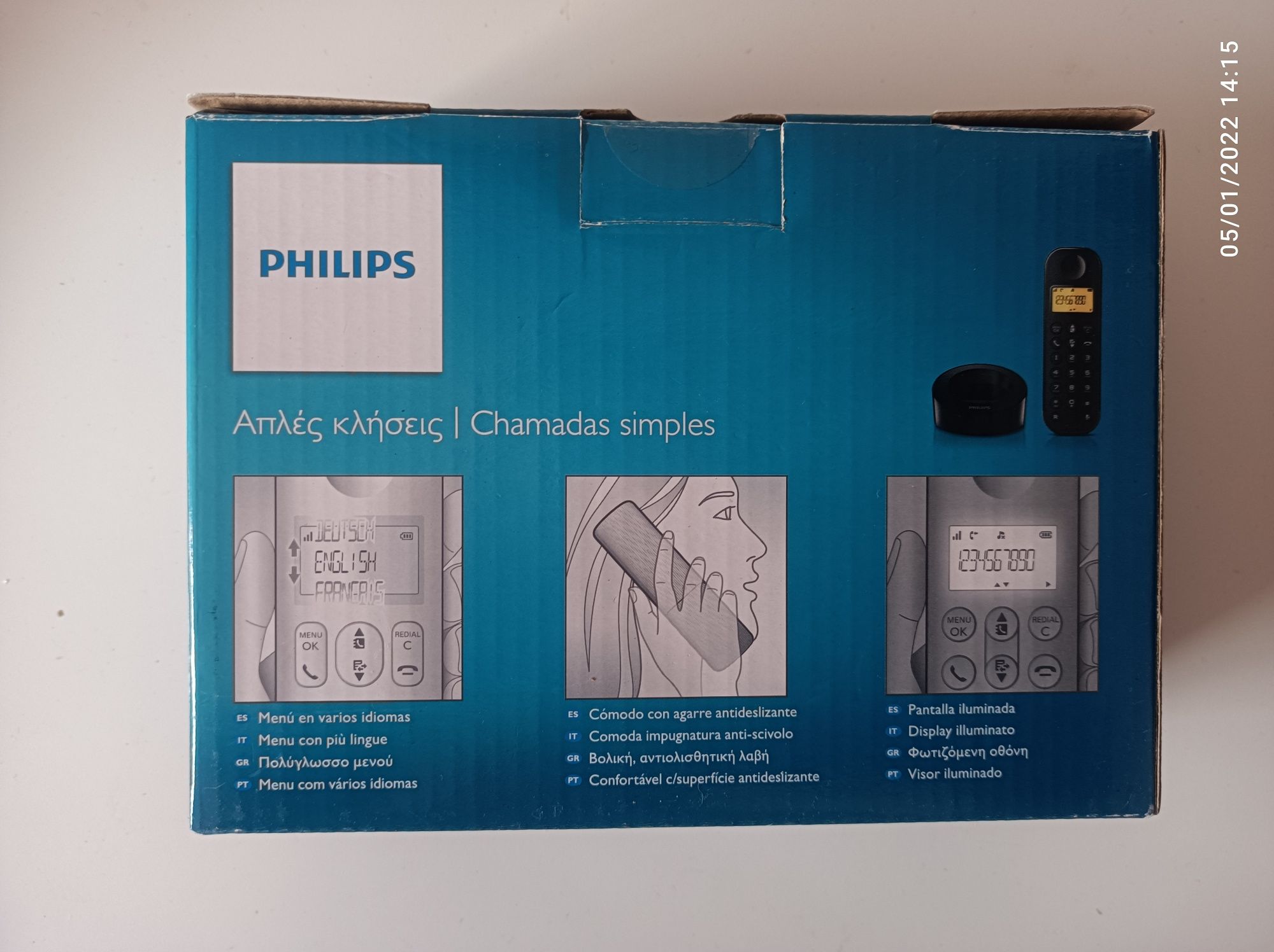 Telefone portátil Philips