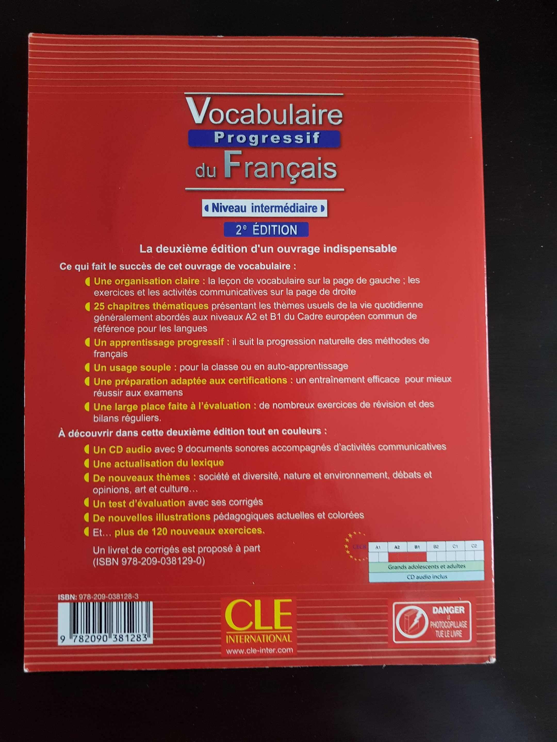 Vocabulaire progressif du francais niveau intermediaire CLE