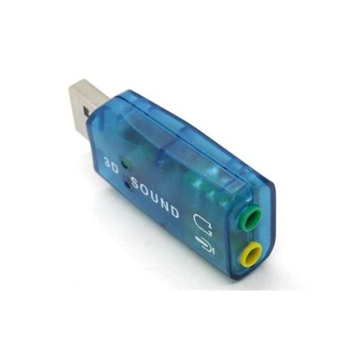 Внешняя звуковая карта USB 3D sound card 5.1 audio controller 5.1 DSP