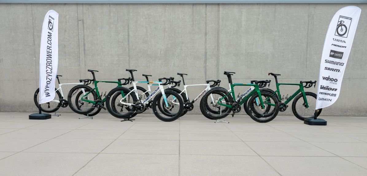 WYPOŻYCZ MERIDA Reacto Team L M 2025 dura-ace od 250/dzień Gliwice
