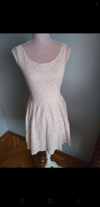 Śliczna koronkowa sukienka Boho