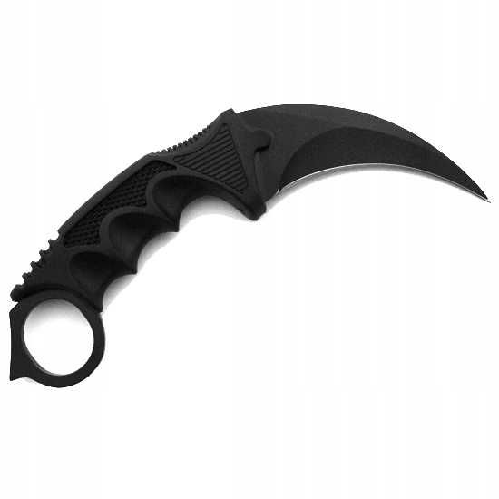 NÓŻ KARAMBIT CS:GO czarny N-062A Pazur Neck
