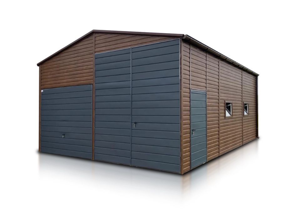 magazyn hala blaszana 6x8 nowoczesne garaże