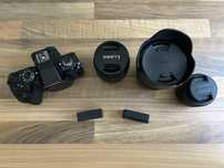 Aparat Lumix G80 z 3 obiektywami i 2 bateriami