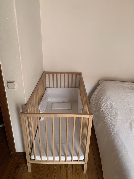 SNIGLAR Berço, faia, 60x120 cm