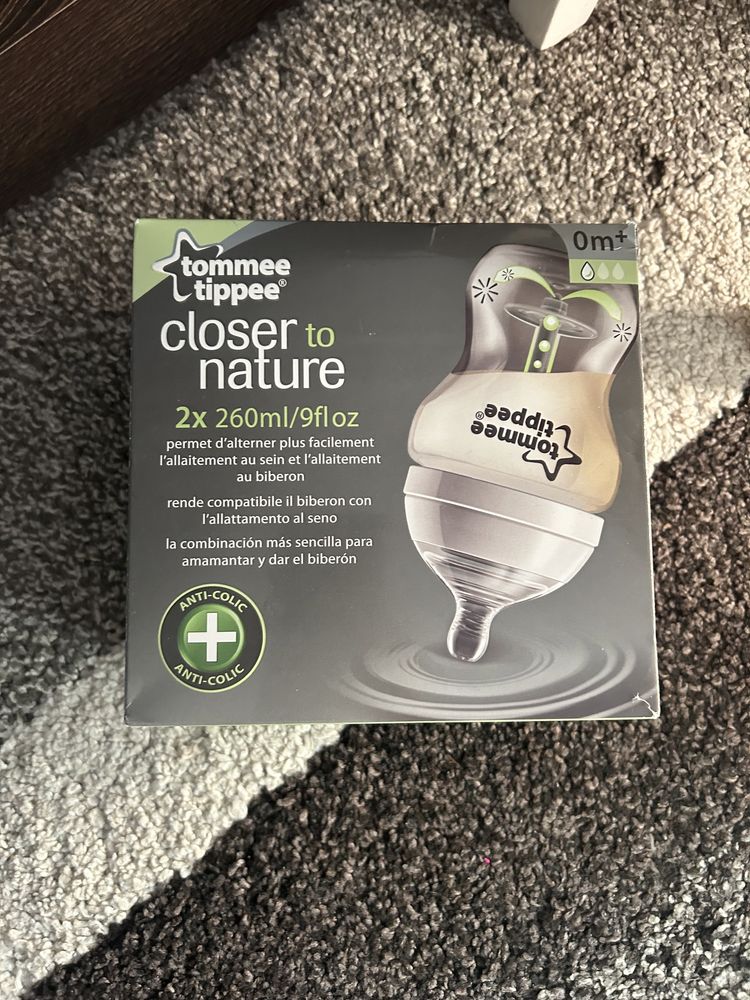 Butelka Tommee Tippee 260 ml closer to naturę antykolkowa