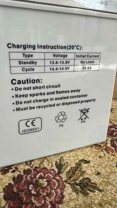 Аккумулятор LiFePO4, AGM. ЗАПОРОЖЬЕ.