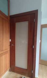 Drzwi wewnętrzne drewniane solidne