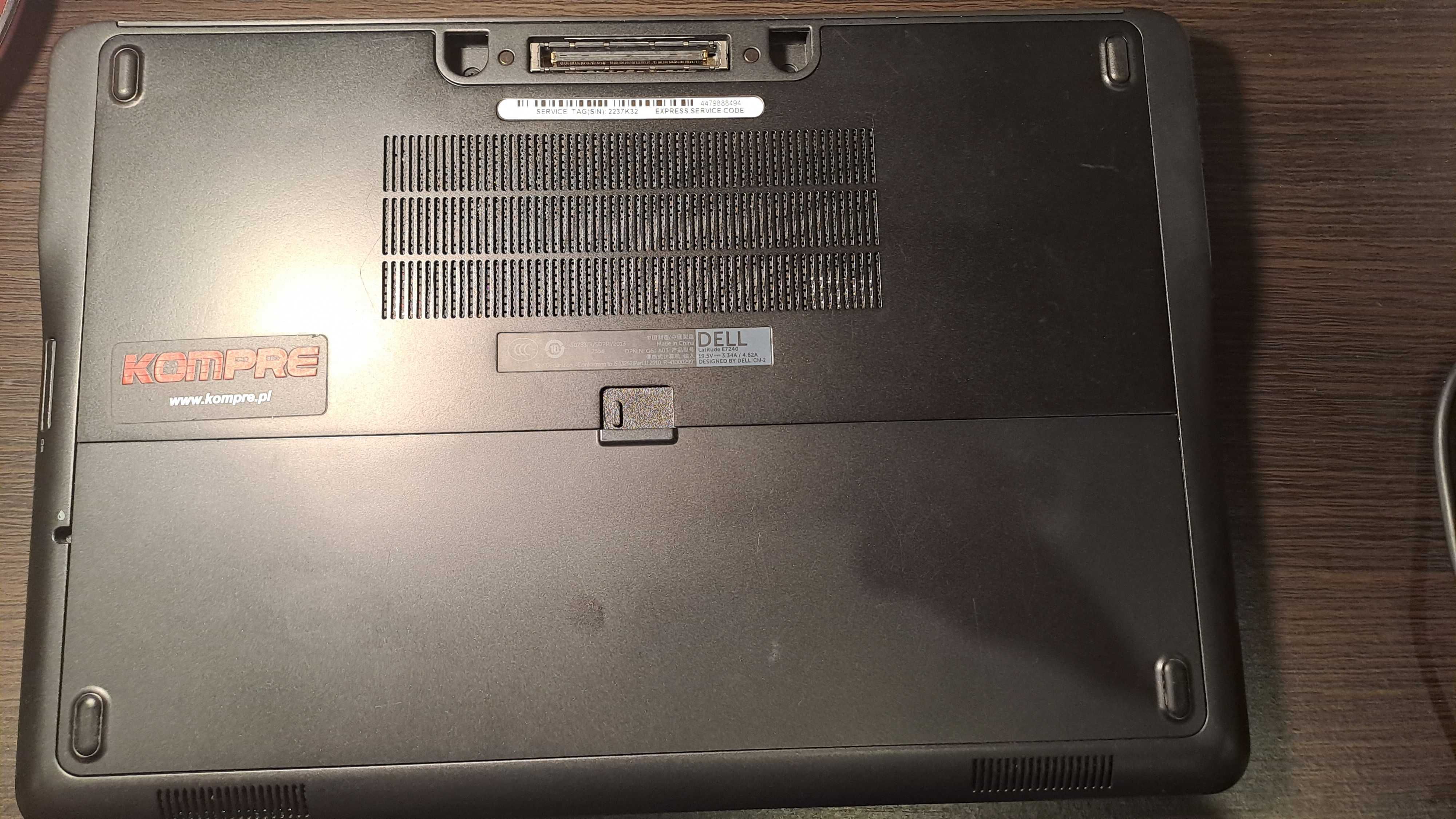 Laptop DELL LATITUDE E7240  12,5 " 4BG RAM 120SSD