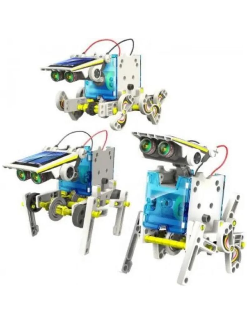 Конструктор робот-трансформер Solar Robot 14 в 1на солнечных батареях