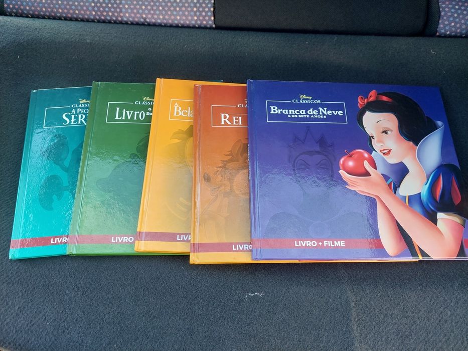 DVDs com Livros Disney colecção completa