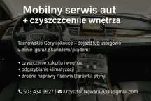 Serwis samochodowy, czyszczenie, przygotowanie do sprzedaży