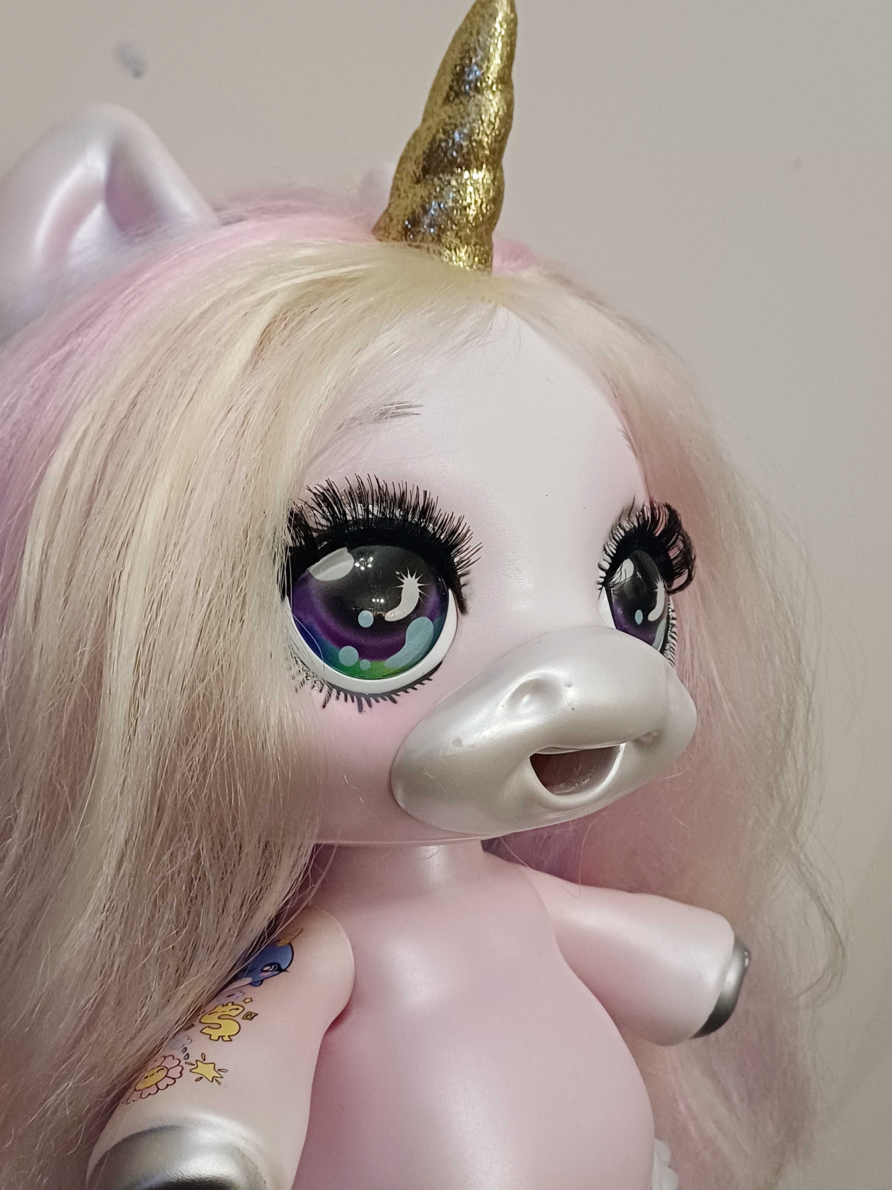 Duża lalka Jednorożec Poopsie UNICORN tęczowe włosy cudo!