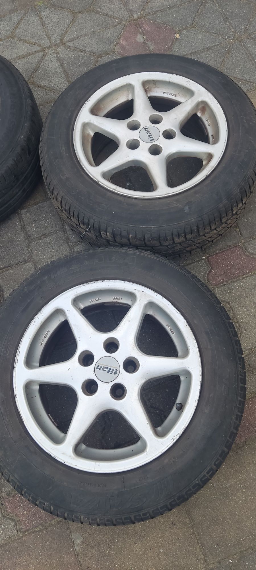 Sprzedam alufelgi/koła 5x100  195/65r15