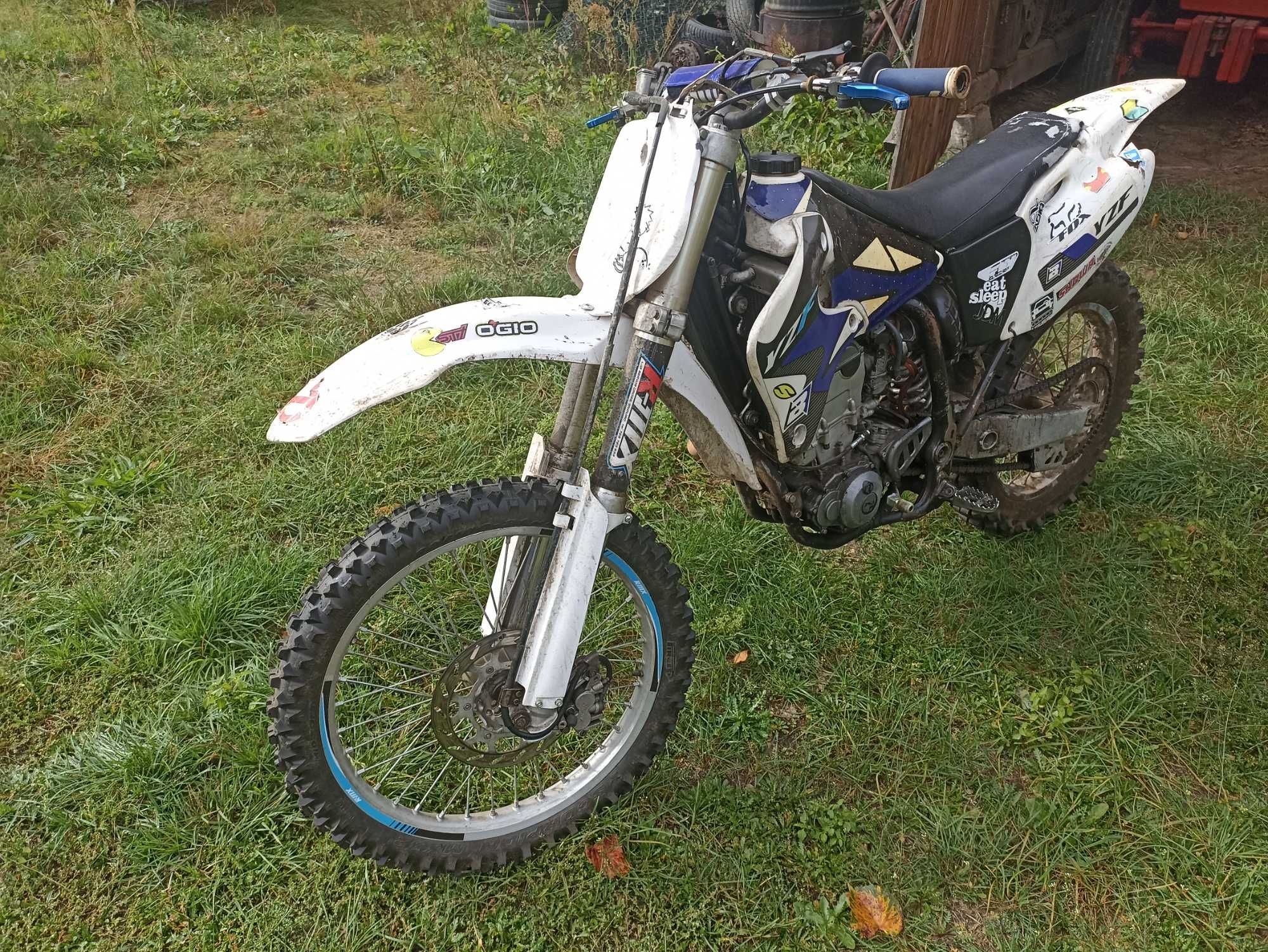 Yamaha YZF 426 po kapitalnym remoncie zrobione 9 motogodzin