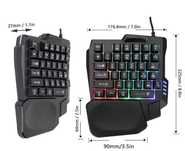 Annadue K13 Klawiatura Gamingowa Rgb Dla Gracza