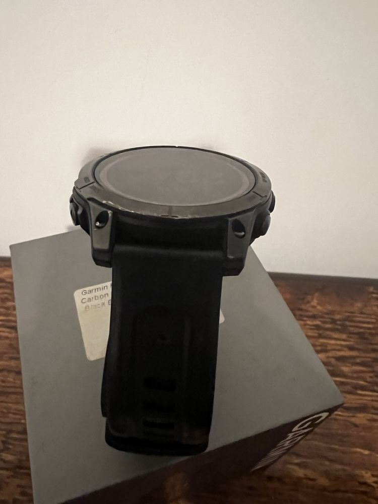 Garmin Fenix 7 – Sapphire Solar 47 мм Carbon Grey DLC Titanium з Black