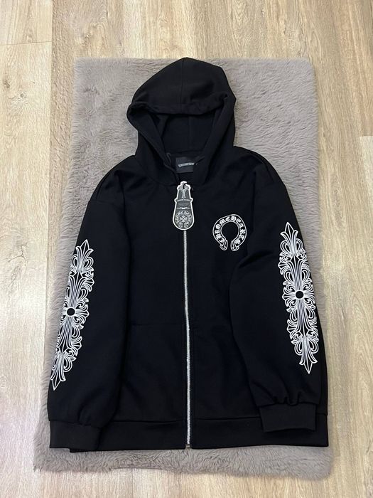 zip hoodie chrome hearts