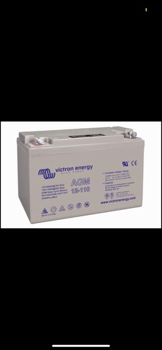 Nowy Akumulator VICTRON ENERGY AGM 110Ah/12V Kamper/Łódź