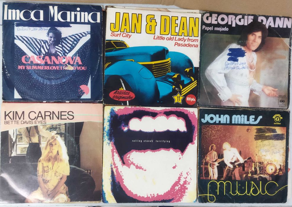 Vinil. Lote 50 Singles Música Internacional