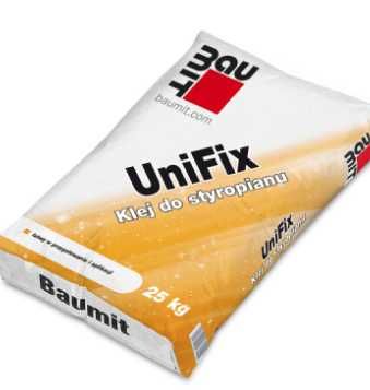 Klej do styropianu unifix 25 kg Baumit