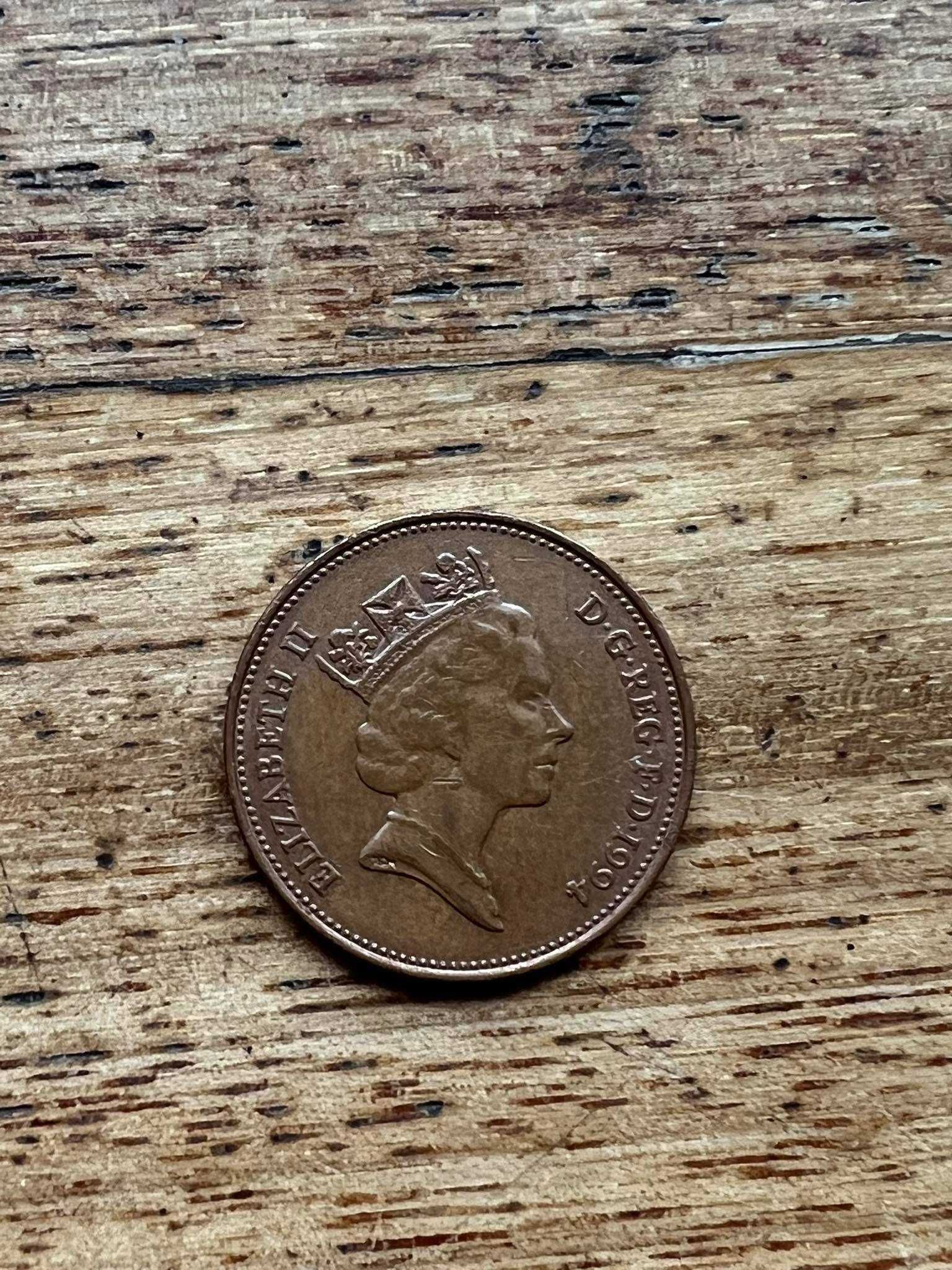 Moneta 2 Two Pence królowa Elżbieta II Elizabeth 1994 Wielka Brytania