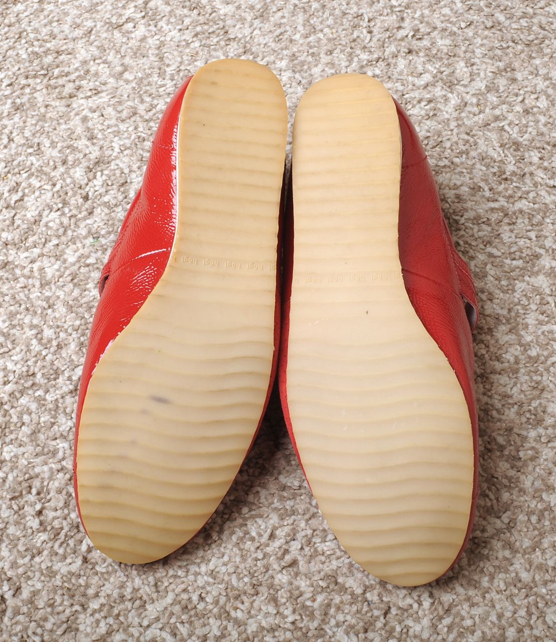 HOGL skóra czerwone sneakers uk 7 26 cm