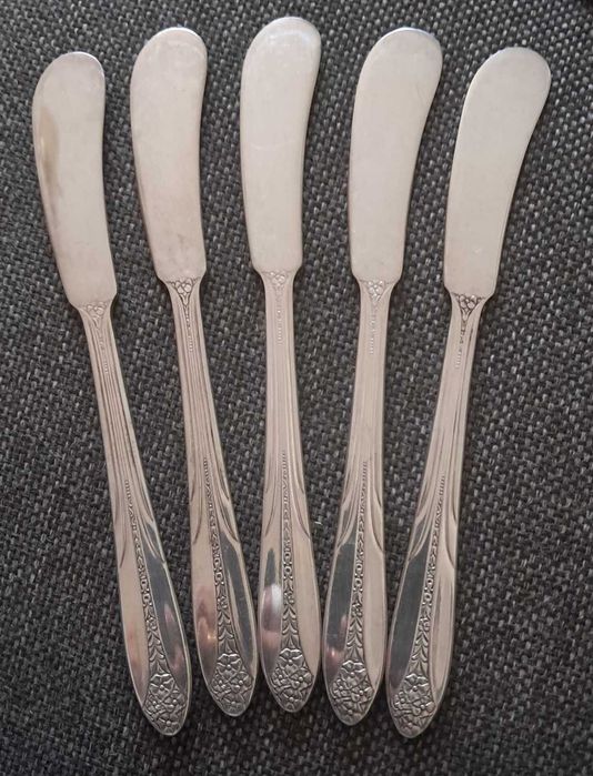 Łopatki do ciasta posrebrzane