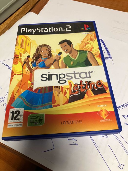 Jogo PS2 Singstar Latino