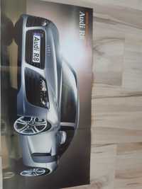 Plakat duży samochód Audi r8
