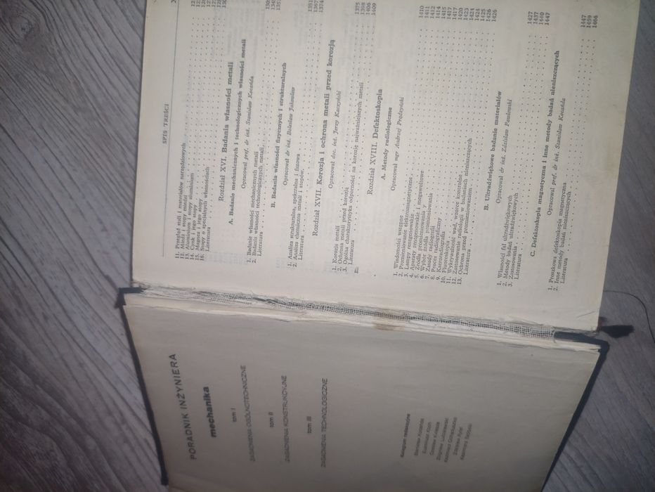 Poradnik inżyniera mechanika tom I