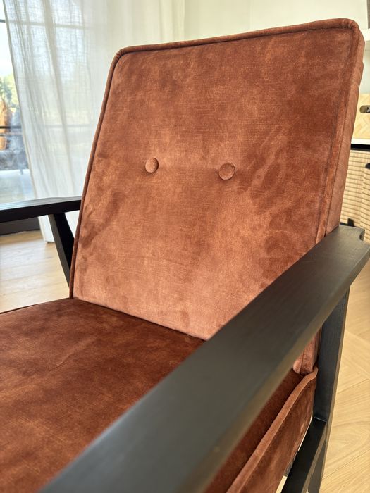 Odnowione fotele lisek PRL 2 sztuki