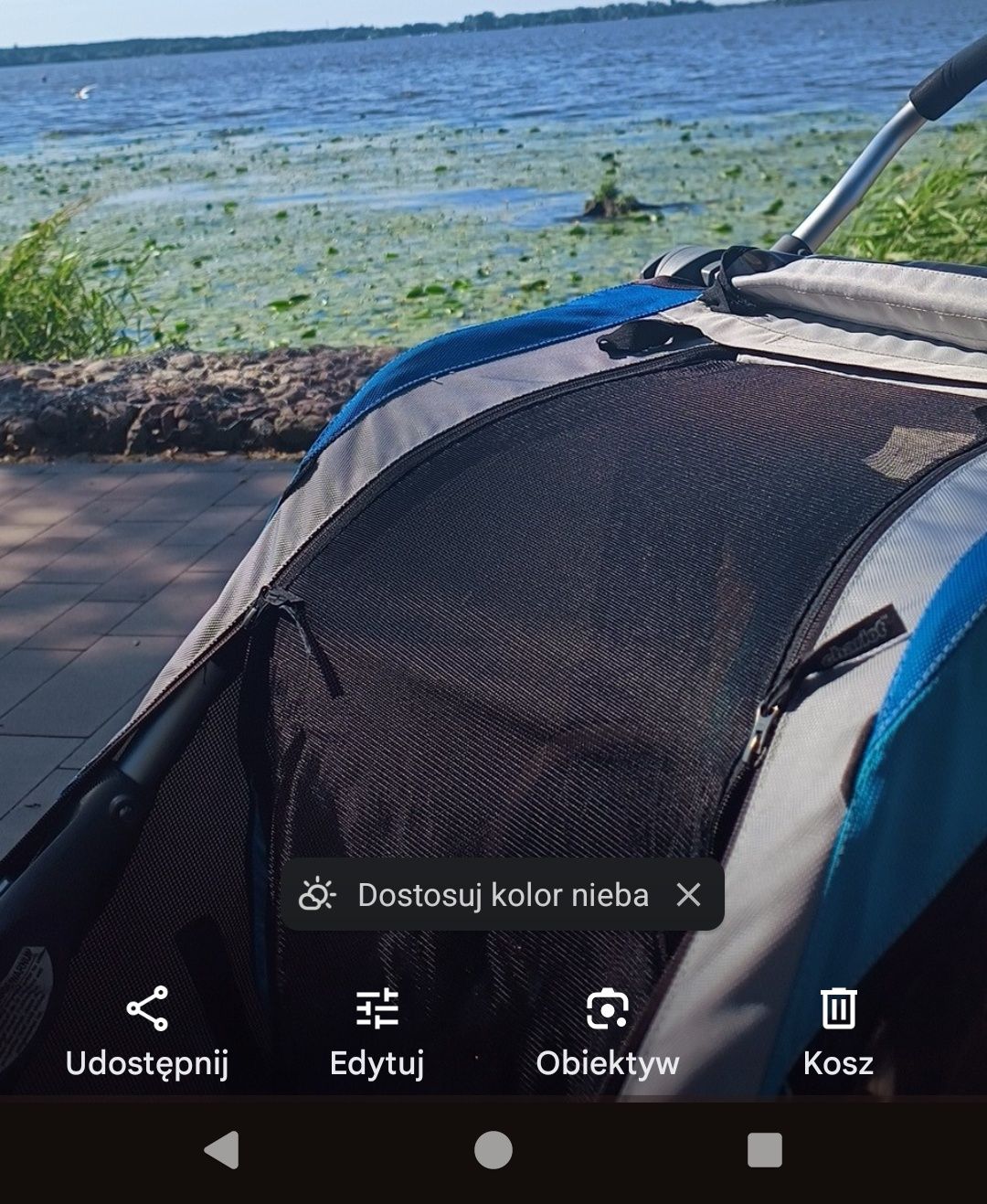 Wózek biegowy z funkcją przyczepki roweroweja Thule