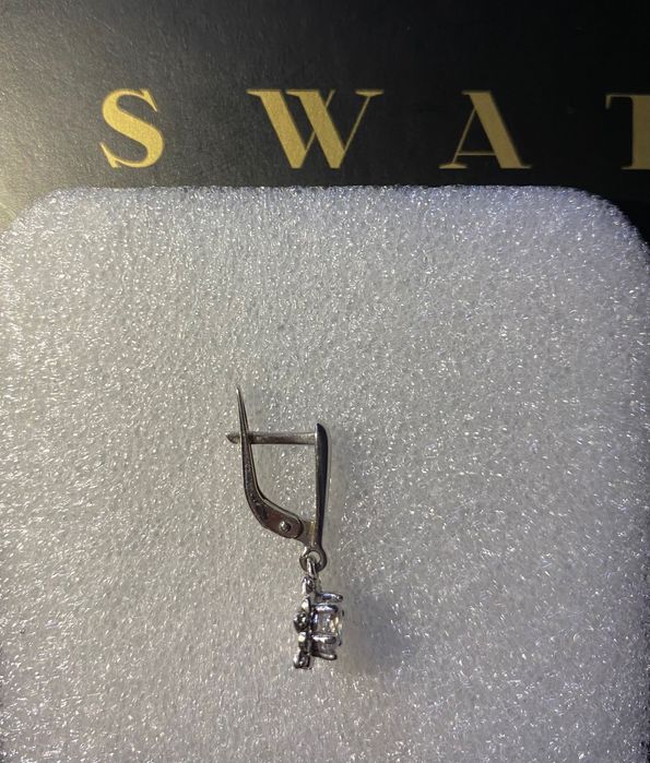 Срібні сережки 925 проби з фіанітами