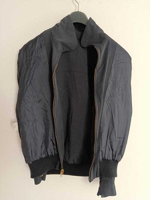 Вінтажна куртка-бомбер Avantgarde з шовковими вставками та riri, 38