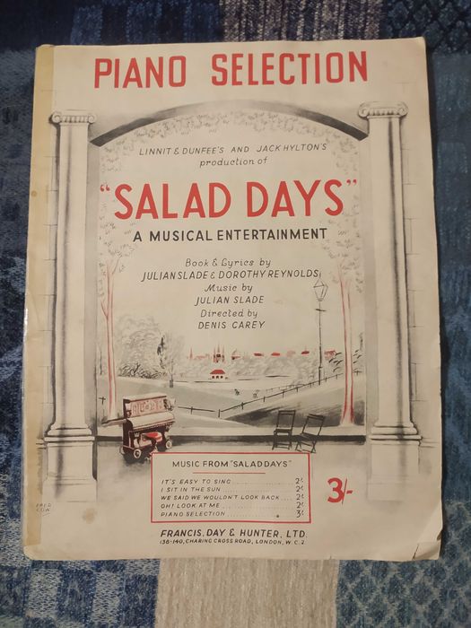 Ноти до вистави мюзиклу "Salad Days"
