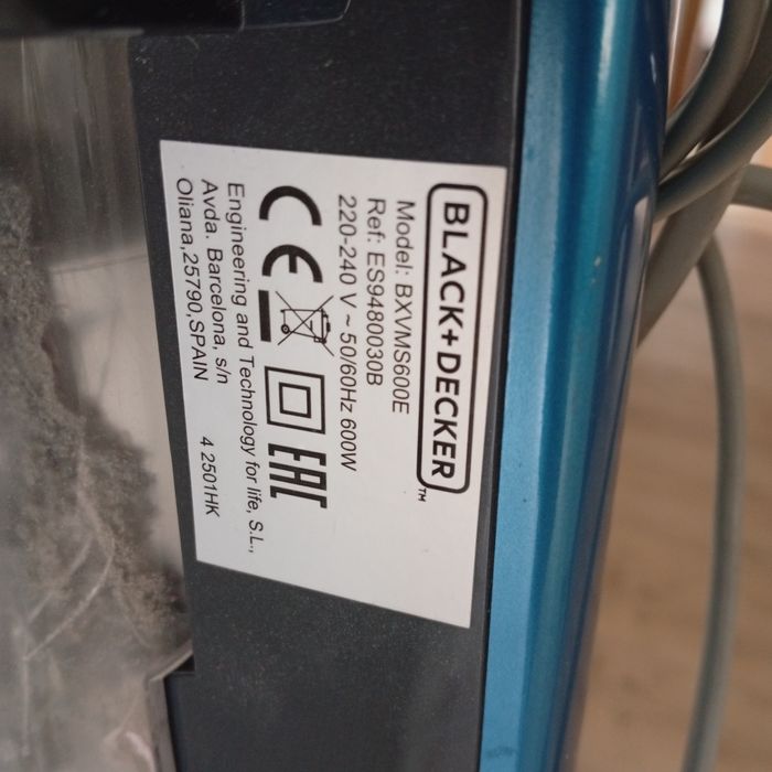 Odkurzacz pionowy Black+Decker BXVMS600E niebieski