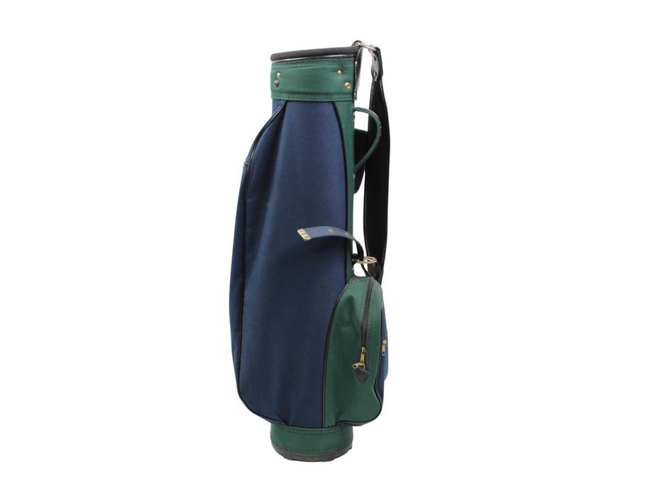 CART Bag torba golfowa do golfa na wózek granatowa zielona z kapturem