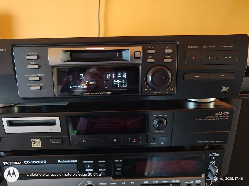 JVC XM 448 MiniDisc uszkodzony